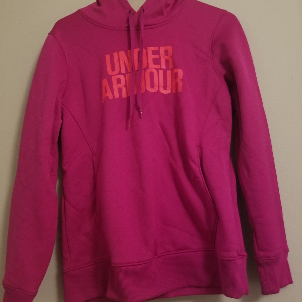 Pink Under Armour Hoodie